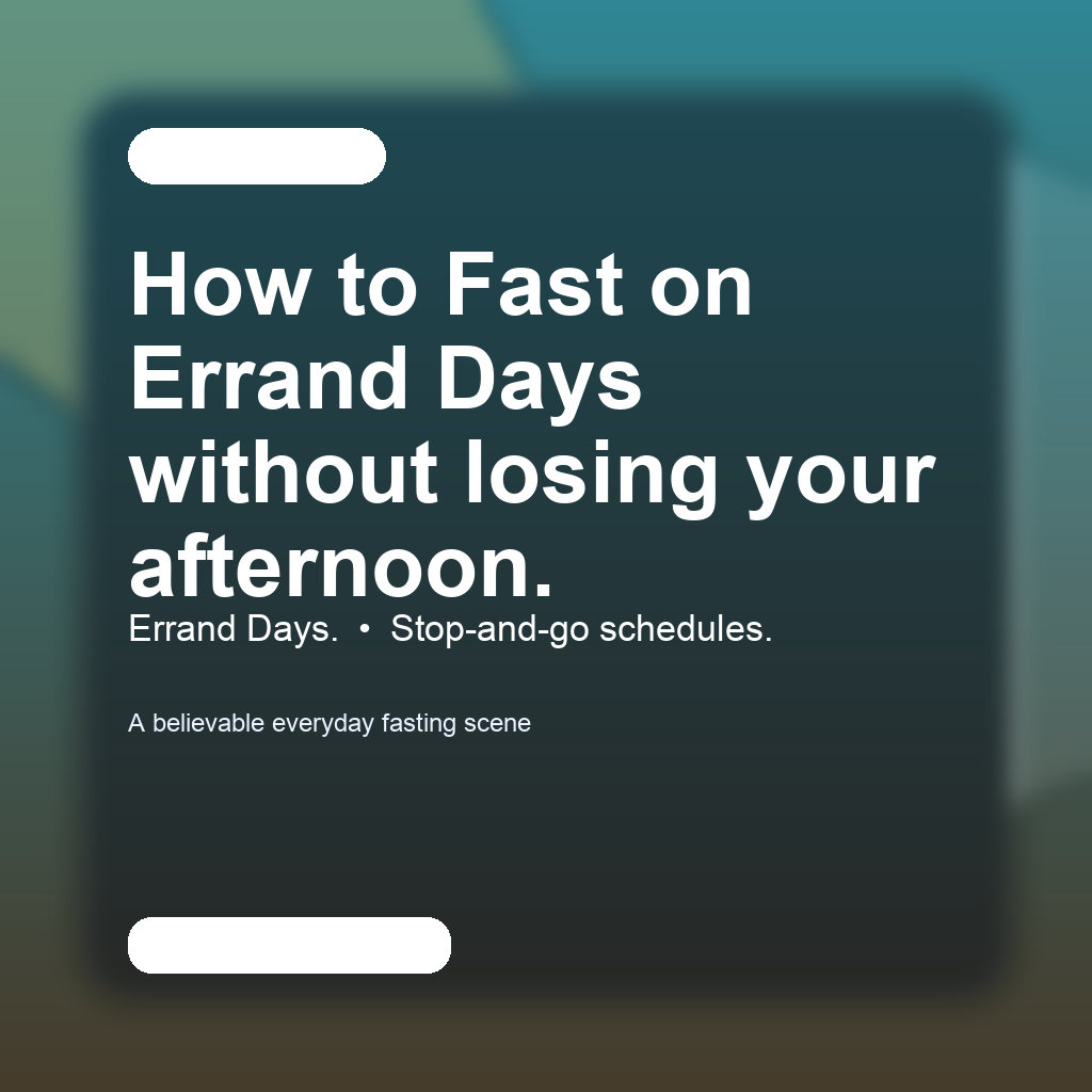 Close-up scene for errand days with a phone and a water bottle
