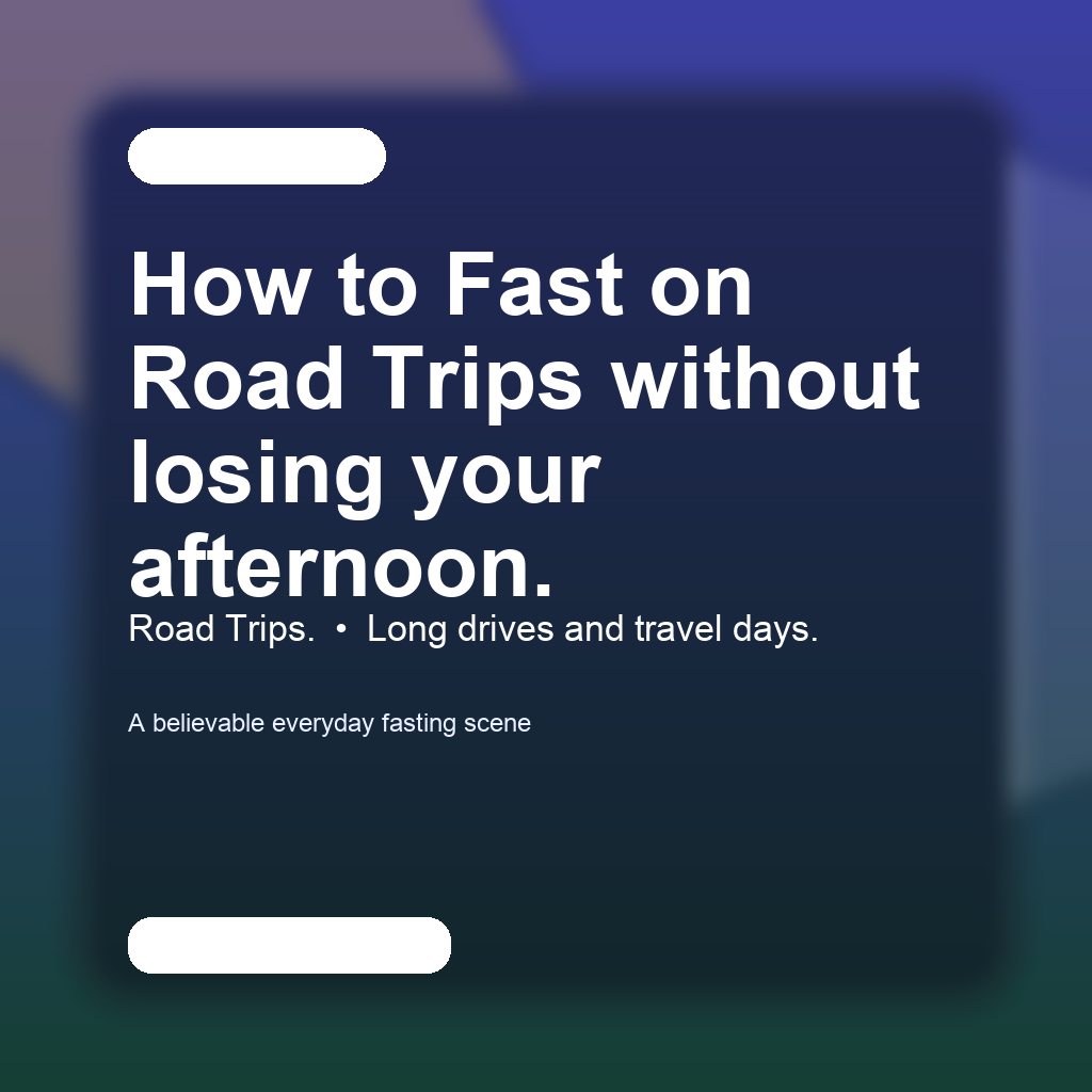 Close-up scene for road trips with a phone and a water bottle